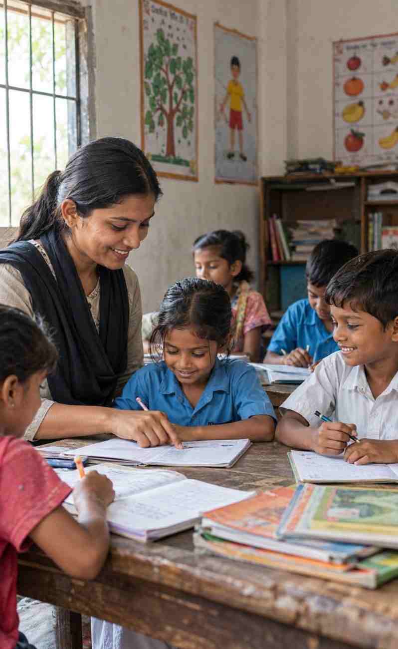 Education and community support for underprivileged children
